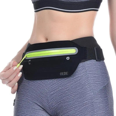Ultra-Sleek Waterproof Waist Bag for Runners - Adjustable Mini Fanny Pack - Korvel