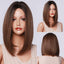 Perruque courte bob ombré blonde blanche légère et élégante pour femmes