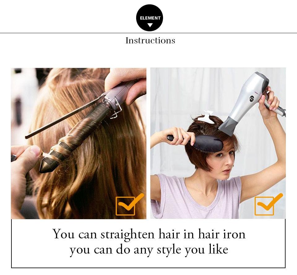 Perruque courte bob ombré blonde blanche légère et élégante pour femmes