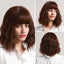 Perruque courte bob ombré blonde blanche légère et élégante pour femmes