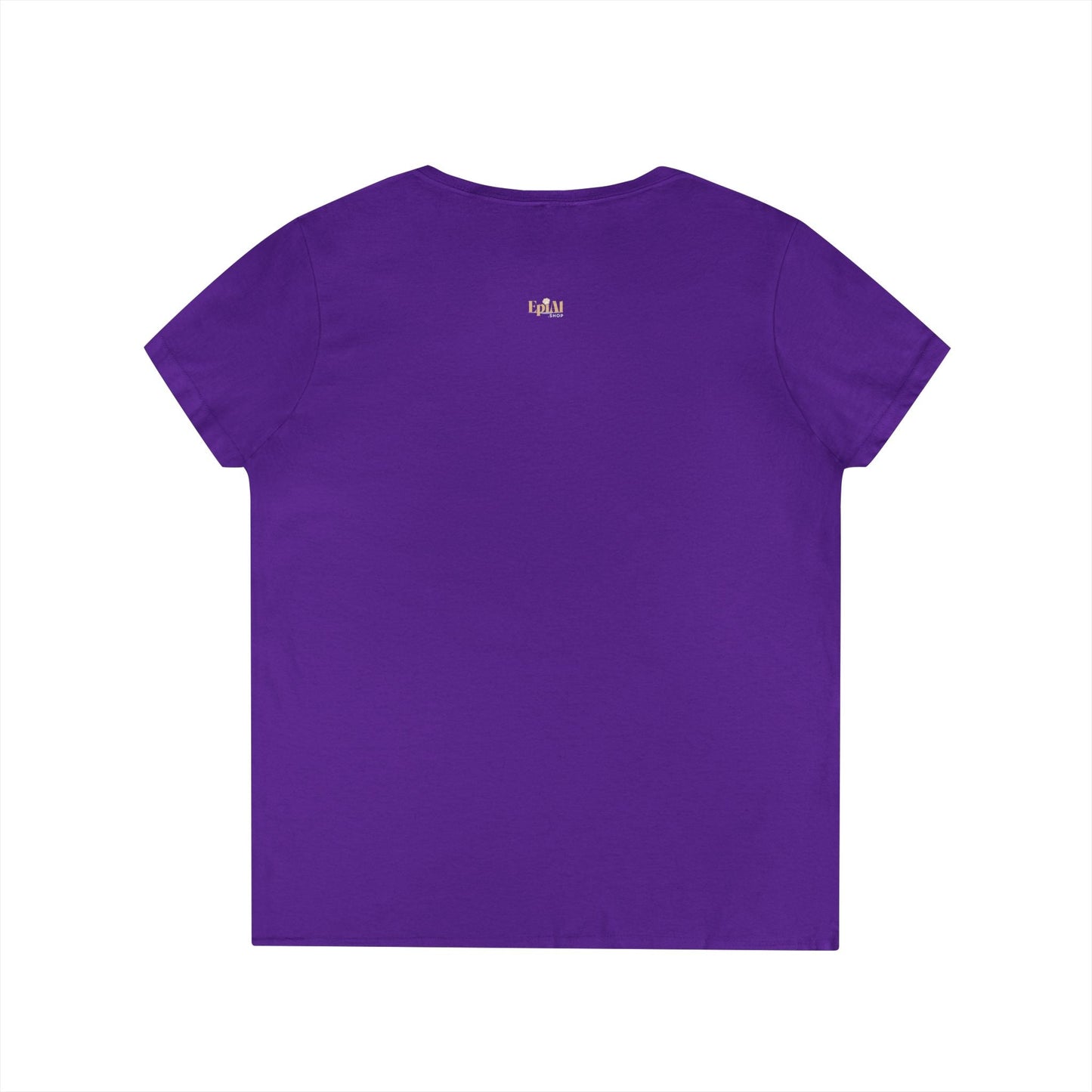 T-shirt à col en V Meow Stylé pour Femmes - Idéal pour les Amoureux des Chats