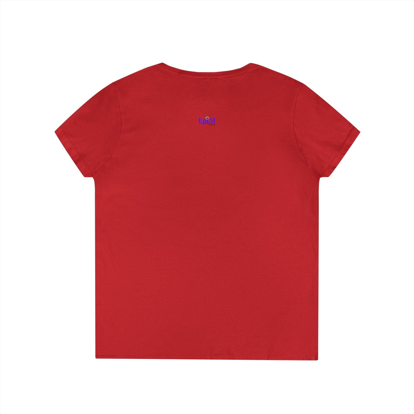 T-shirt à col en V Meow Stylé pour Femmes - Idéal pour les Amoureux des Chats