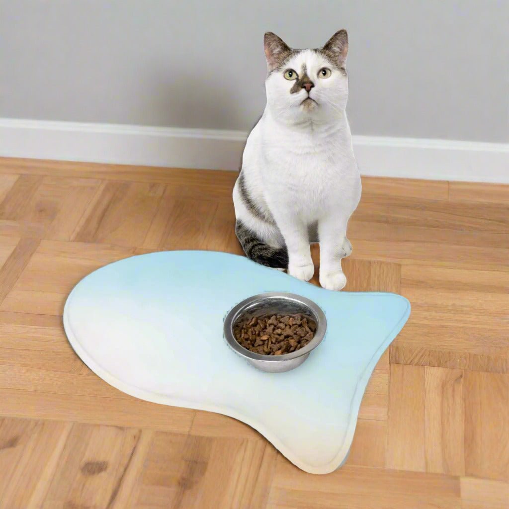 Stylish Non-Slip Pet Feeding Mat for Dogs & Cats
