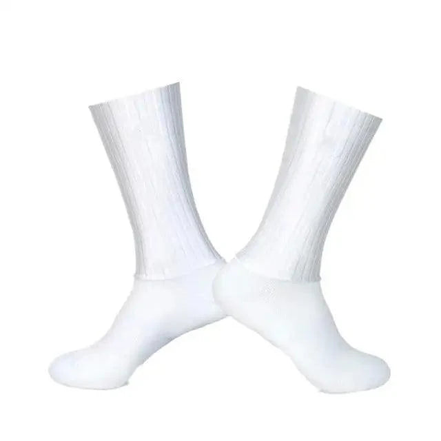 Chaussettes de cyclisme respirantes et élégantes pour hommes - Design moderne