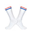 Chaussettes de cyclisme respirantes et élégantes pour hommes - Design moderne