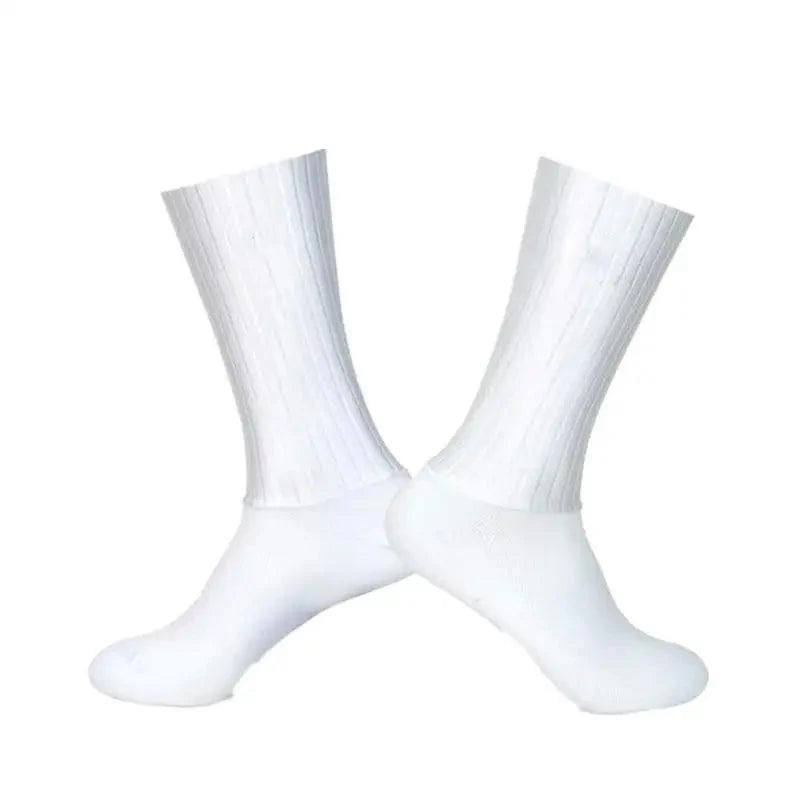 Chaussettes de cyclisme respirantes et élégantes pour hommes - Design moderne