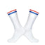 Chaussettes de cyclisme respirantes et élégantes pour hommes - Design moderne