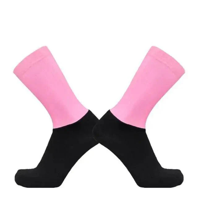 Chaussettes de cyclisme respirantes et élégantes pour hommes - Design moderne