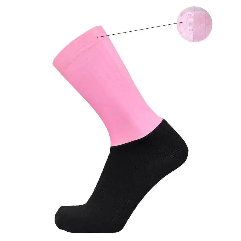Chaussettes de cyclisme respirantes et élégantes pour hommes - Design moderne