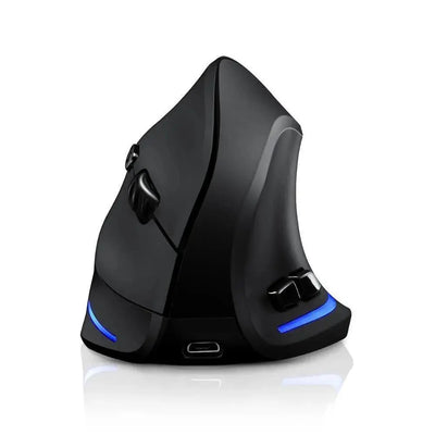 Stylish Ergonomic Wireless Mouse with RGB Lighting