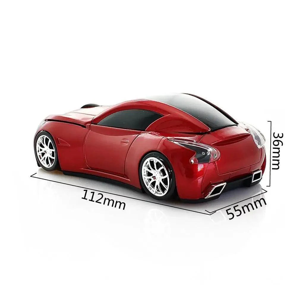 Stylish Wireless Sports Car Mouse - Ergonomic Mini Design