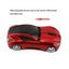 Stylish Wireless Sports Car Mouse - Ergonomic Mini Design