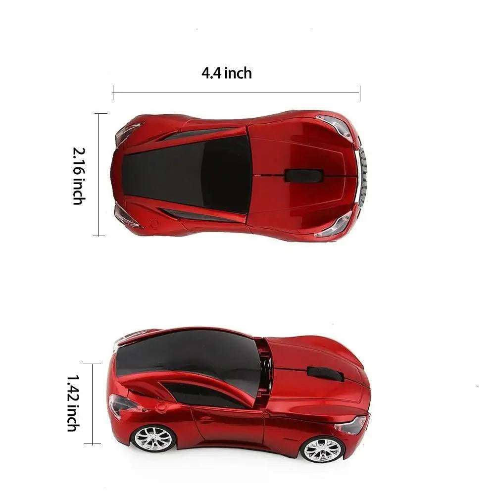 Stylish Wireless Sports Car Mouse - Ergonomic Mini Design
