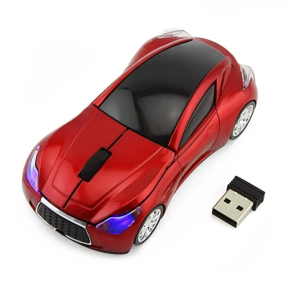 Stylish Wireless Sports Car Mouse - Ergonomic Mini Design