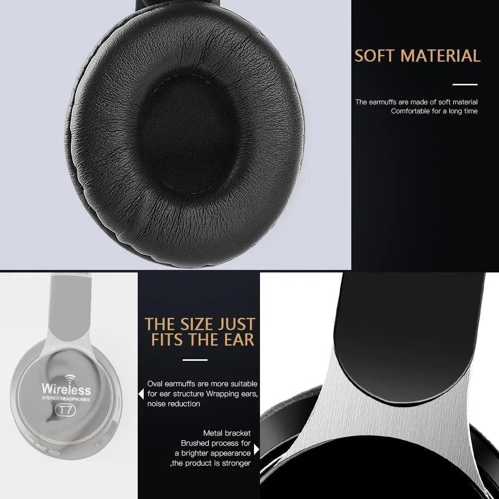 Casque sans fil stéréo 3D haut de gamme avec microphone
