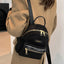 Suede Adjustable Strap Backpack Bag - Korvel