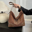Suede Patch Adjustable Strap Tote Bag - Korvel