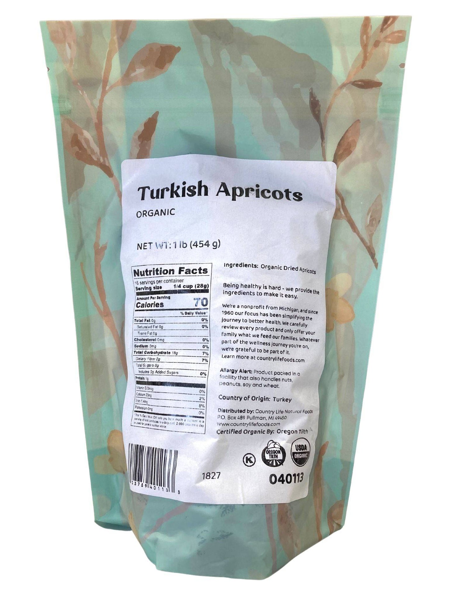 Organic Turkish Dried Apricots - Sweet & Chewy