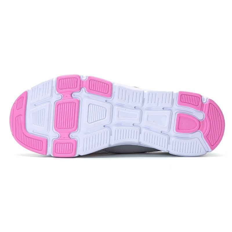 Baskets respirantes d'été pour femmes - Chaussures plates légères