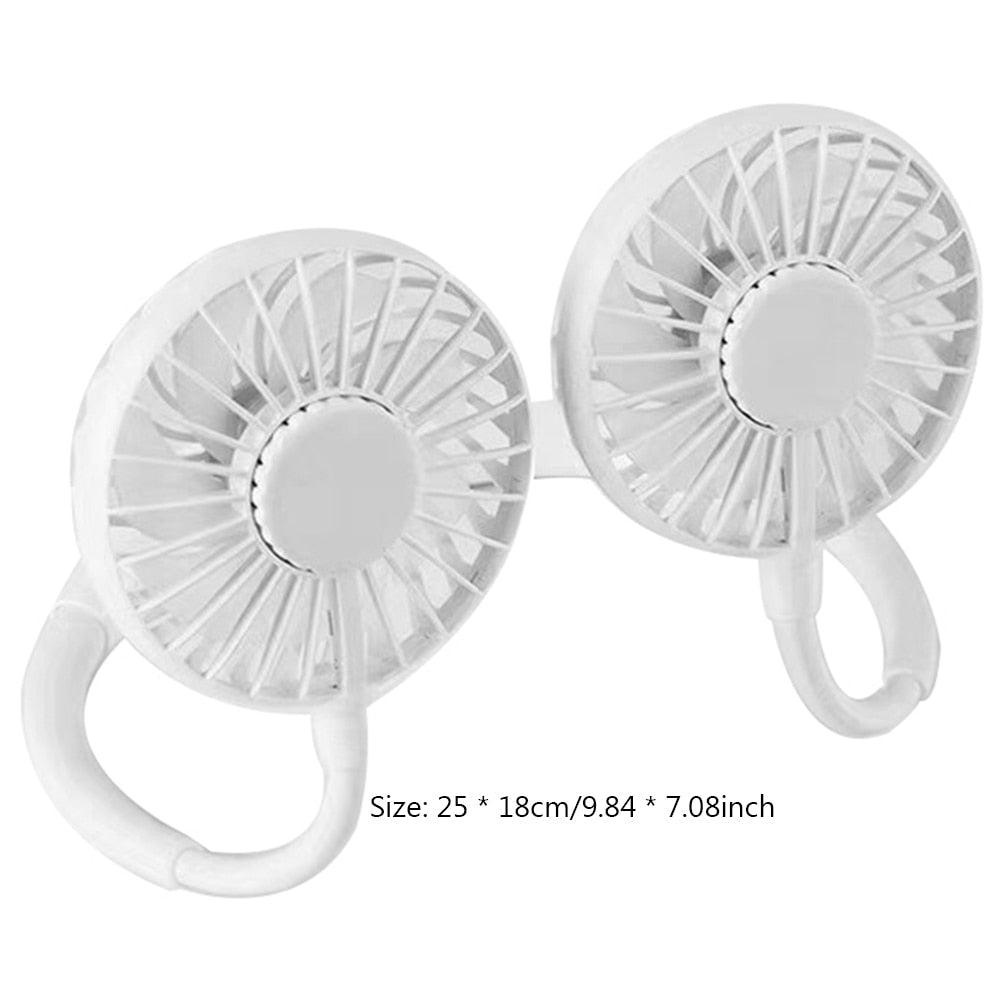 Ventilateur de cou rechargeable portable pour un confort en extérieur