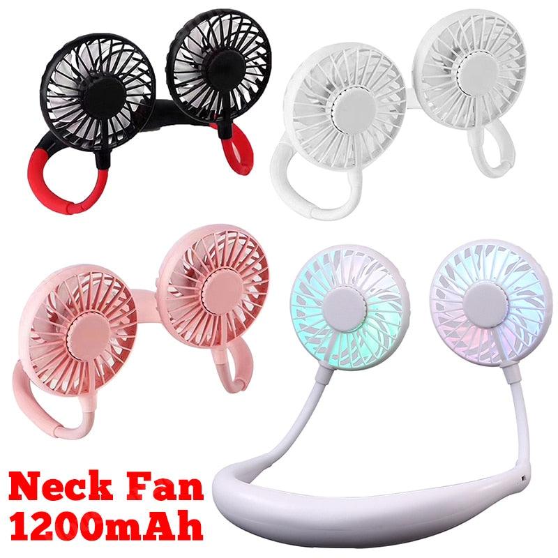 Ventilateur de cou rechargeable portable pour un confort en extérieur
