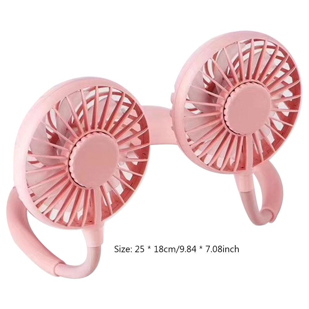 Ventilateur de cou rechargeable portable pour un confort en extérieur