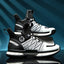 Summer high top basketball shoes with fly woven mesh surface for training sports shoes with rubber soles for men - Korvel