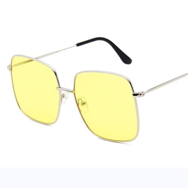 Gafas de sol cuadradas de lujo para mujeres - Elegante eyewear con protección UV