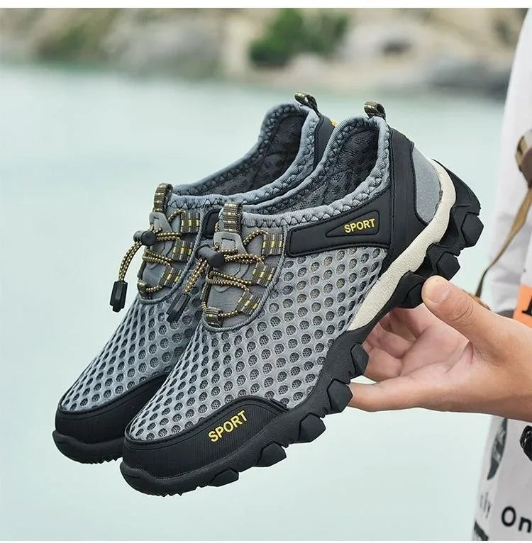 Zapatos Deportivos de Malla Transpirables para Hombre para Actividades al Aire Libre