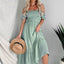 Summer new women's solid color dress - Korvel