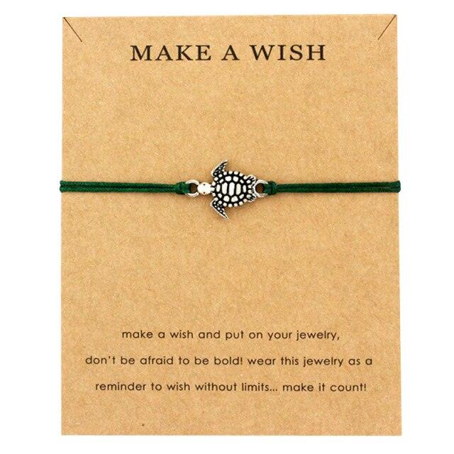 Adjustable Sea Turtles Charm Bracelet for All