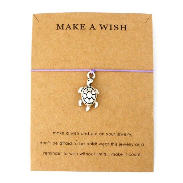 Adjustable Sea Turtles Charm Bracelet for All