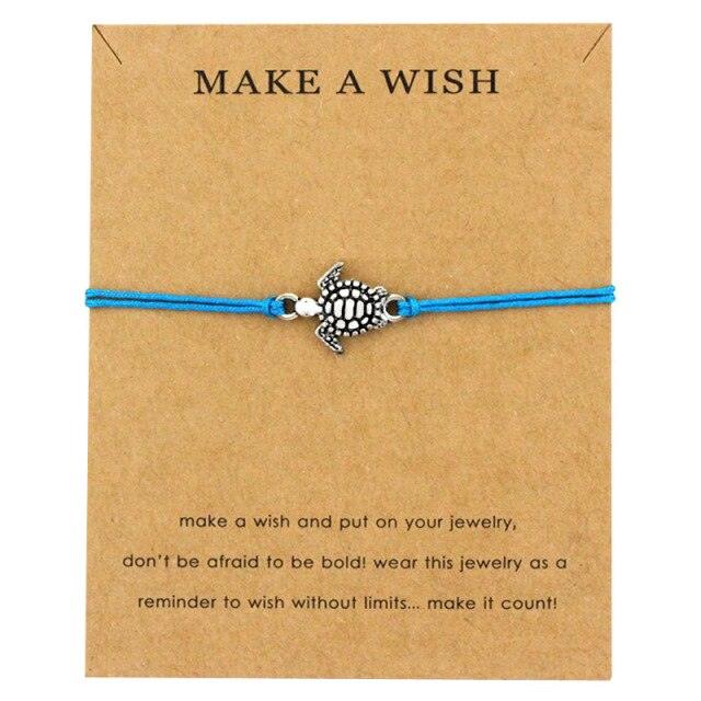 Adjustable Sea Turtles Charm Bracelet for All