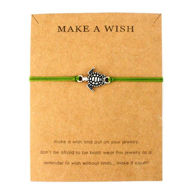 Adjustable Sea Turtles Charm Bracelet for All