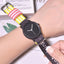 Reloj de Cuarzo para Mujer de Estilo Elegante de Verano con Correa de Nylon