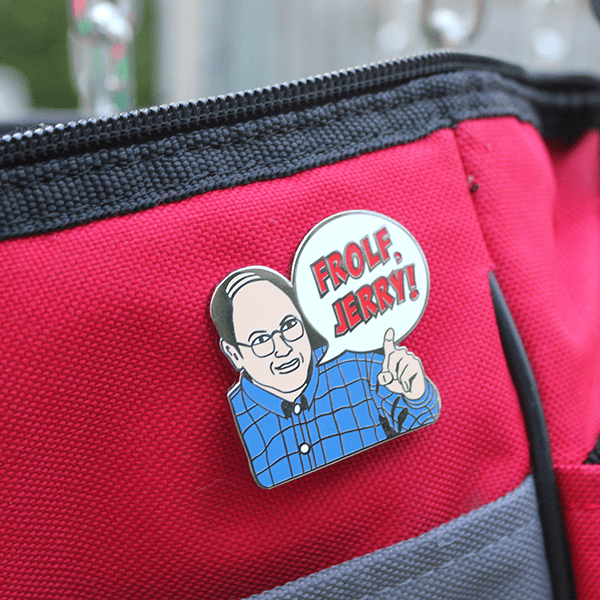 "Frolf, Jerry!" ¡Verano de George! Pin - Mariposa de Metal
