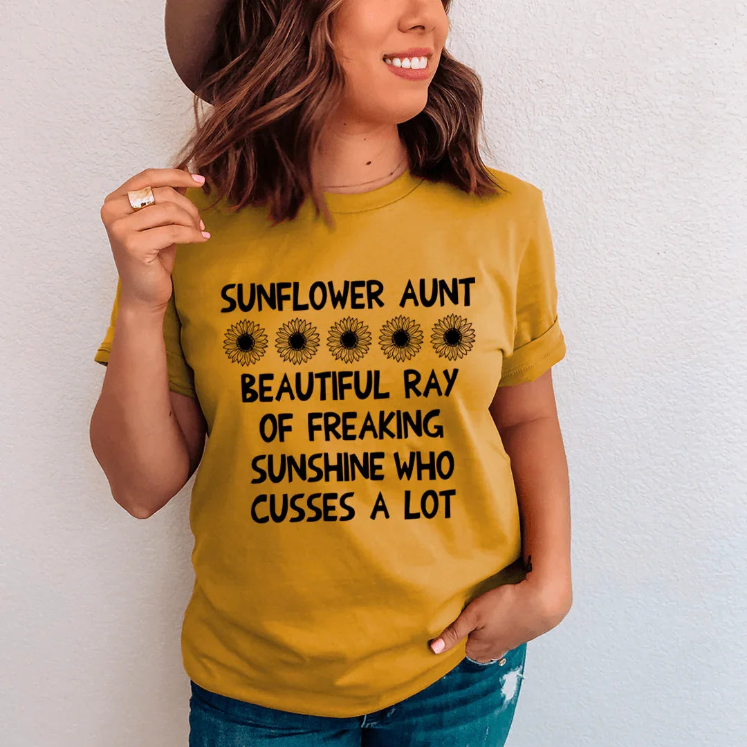 Sunflower Aunt Tee - Korvel
