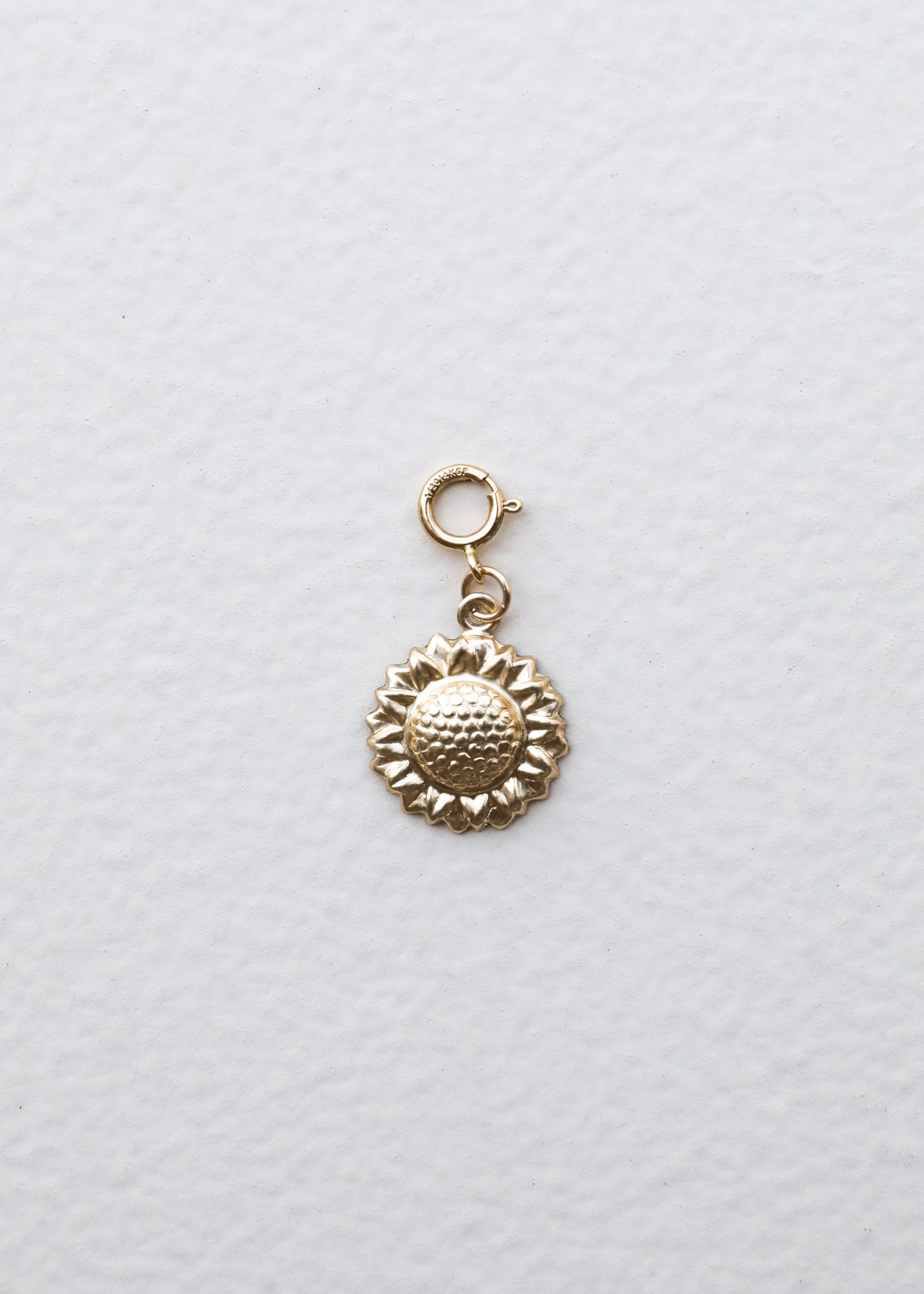 14K Gold Filled Charm - Sunflower - Korvel