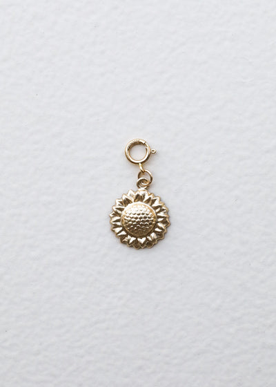 14K Gold Filled Charm - Sunflower - Korvel