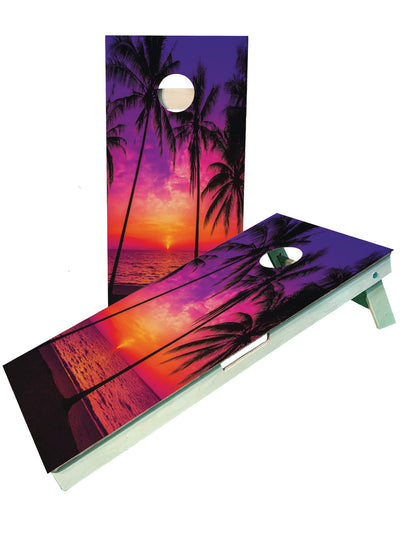 Tropical Paradise Cornhole Game Set - Korvel
