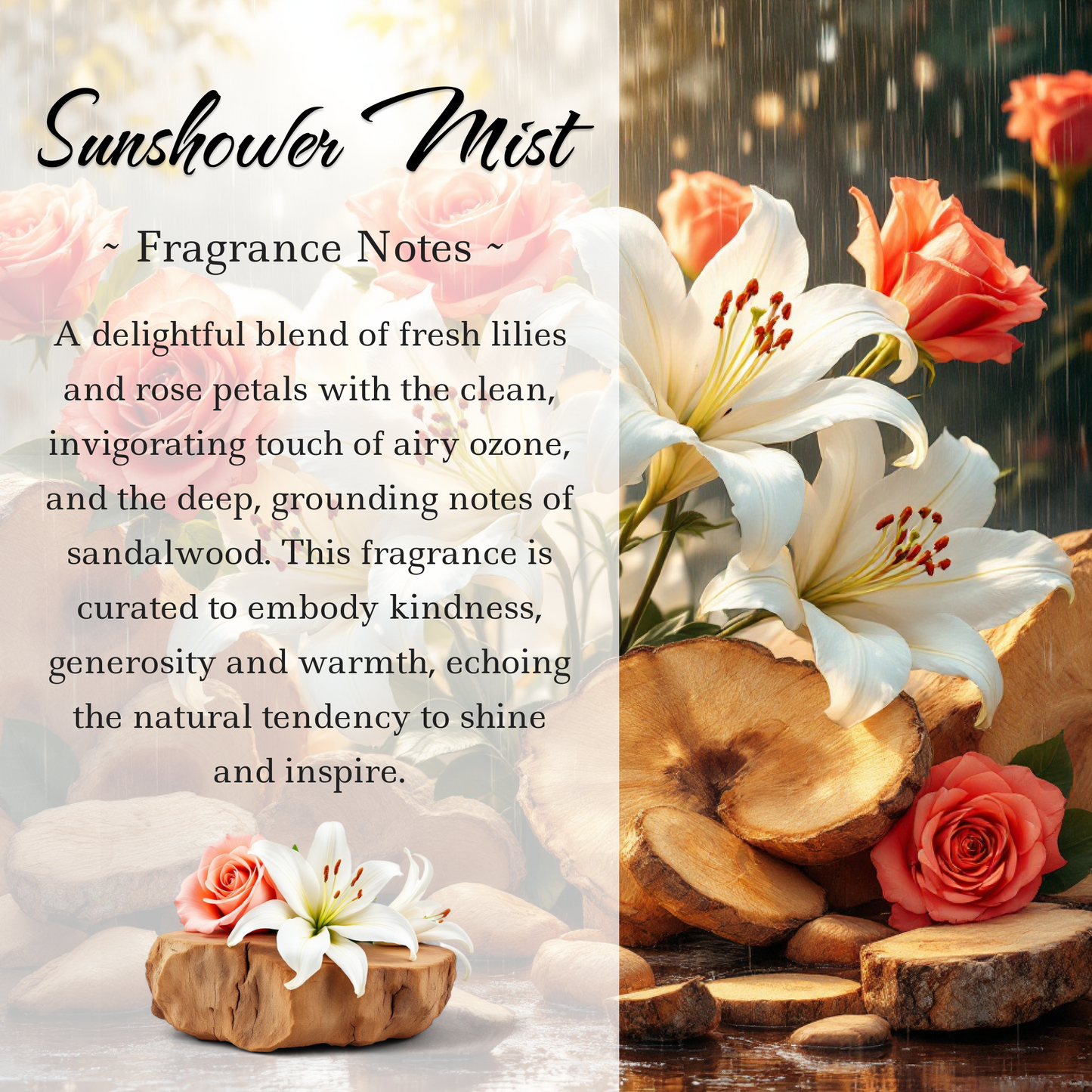 Crystal-Infused Sunshower Mist Car Diffuser - 8ml Air Freshener - Korvel