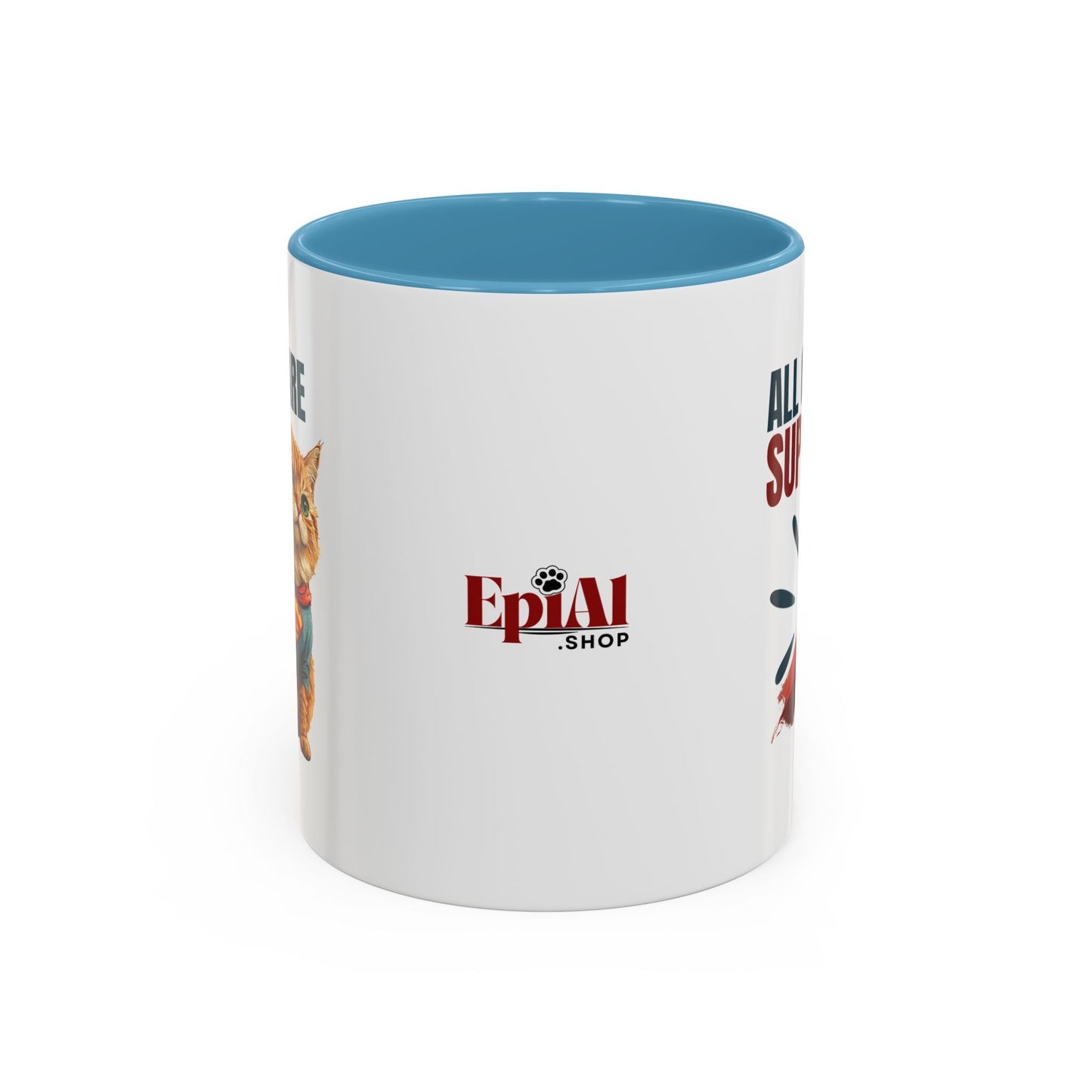 Taza de Acento Super Gato - Utensilios de Bebida Divertidos para Amantes de los Gatos