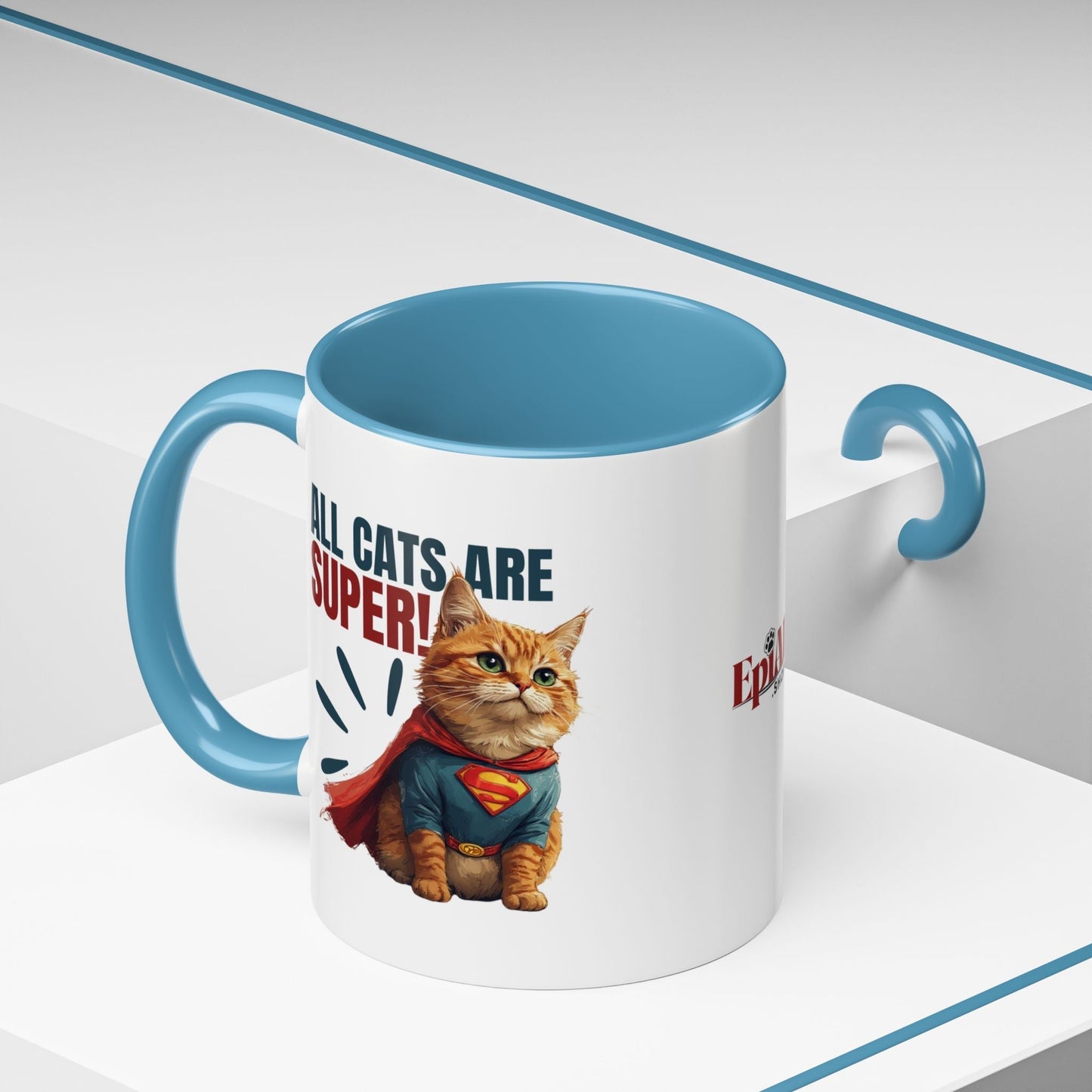 Taza de Acento Super Gato - Utensilios de Bebida Divertidos para Amantes de los Gatos