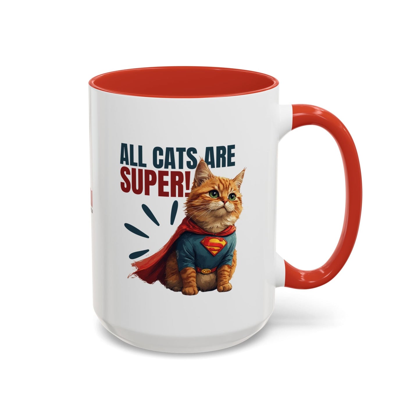 Taza de Acento Super Gato - Utensilios de Bebida Divertidos para Amantes de los Gatos