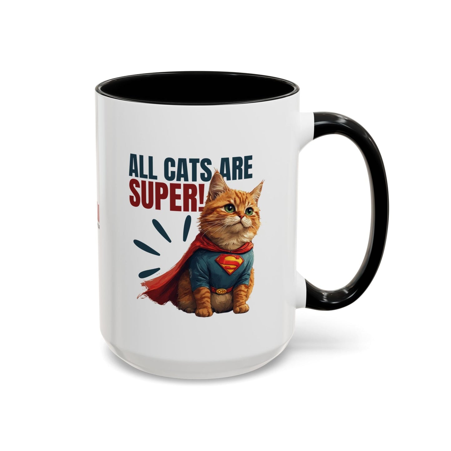 Taza de Acento Super Gato - Utensilios de Bebida Divertidos para Amantes de los Gatos