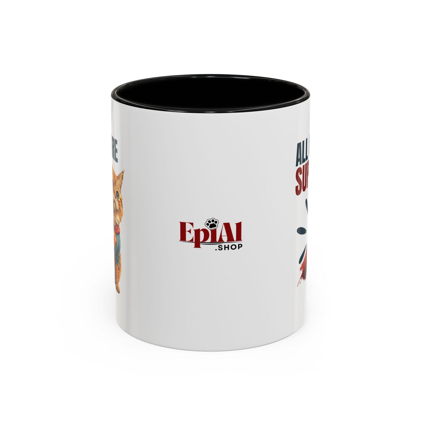 Taza de Acento Super Gato - Utensilios de Bebida Divertidos para Amantes de los Gatos
