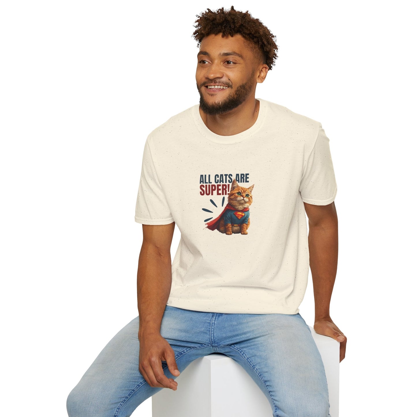 T-shirt unisexe Super Cat