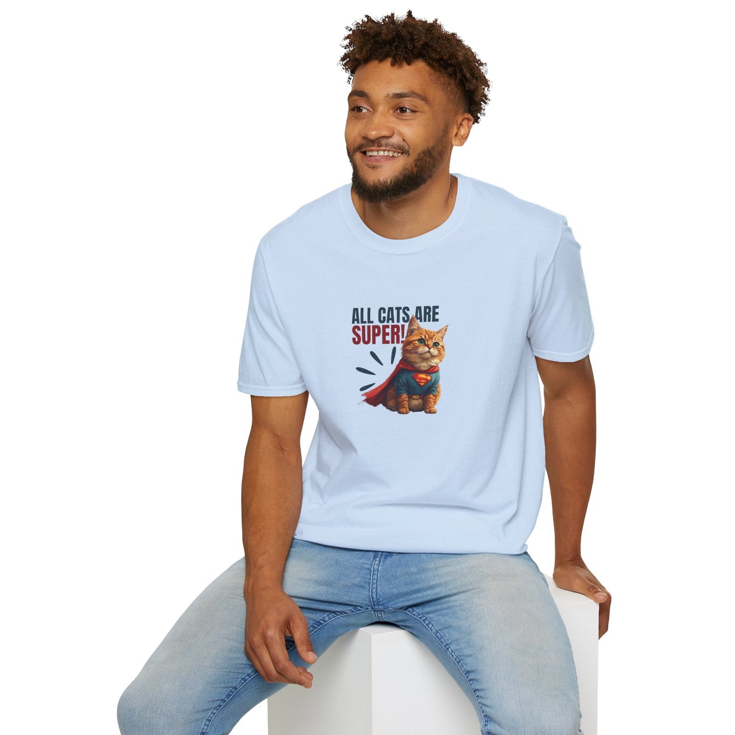 T-shirt unisexe Super Cat