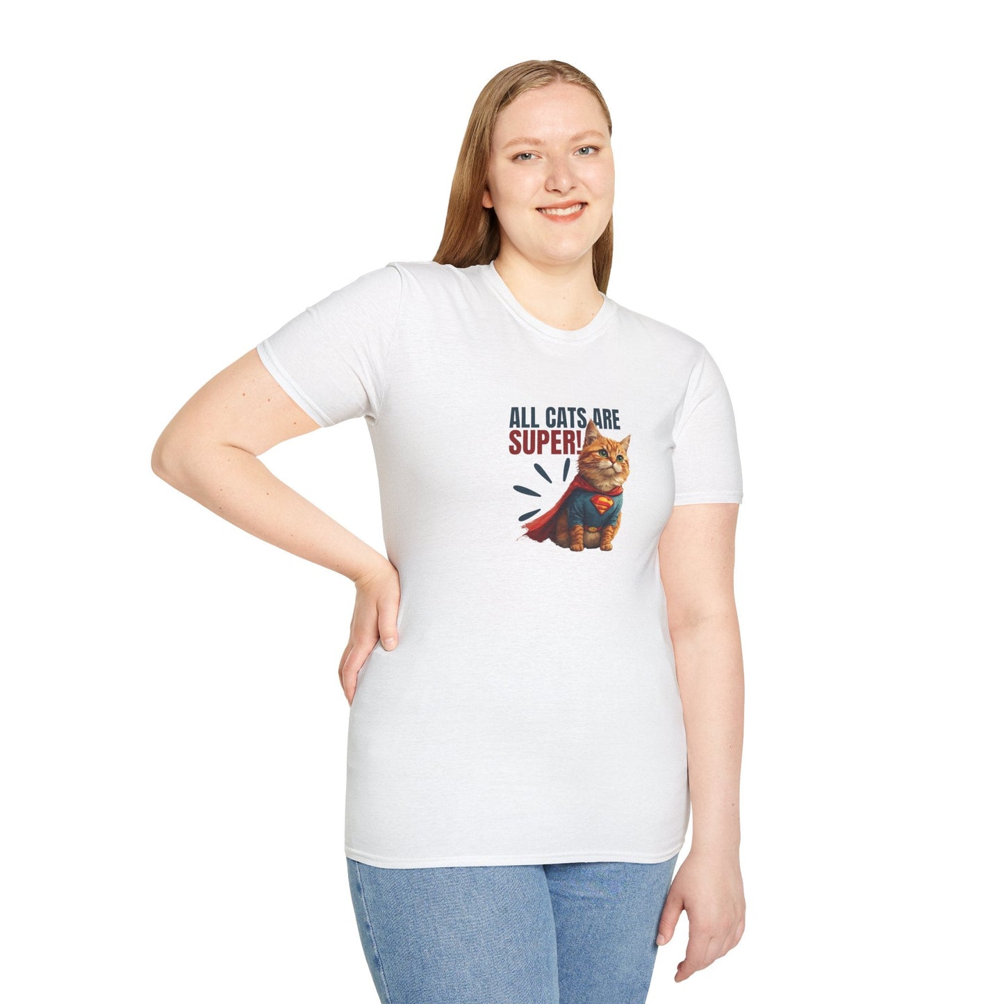 T-shirt unisexe Super Cat