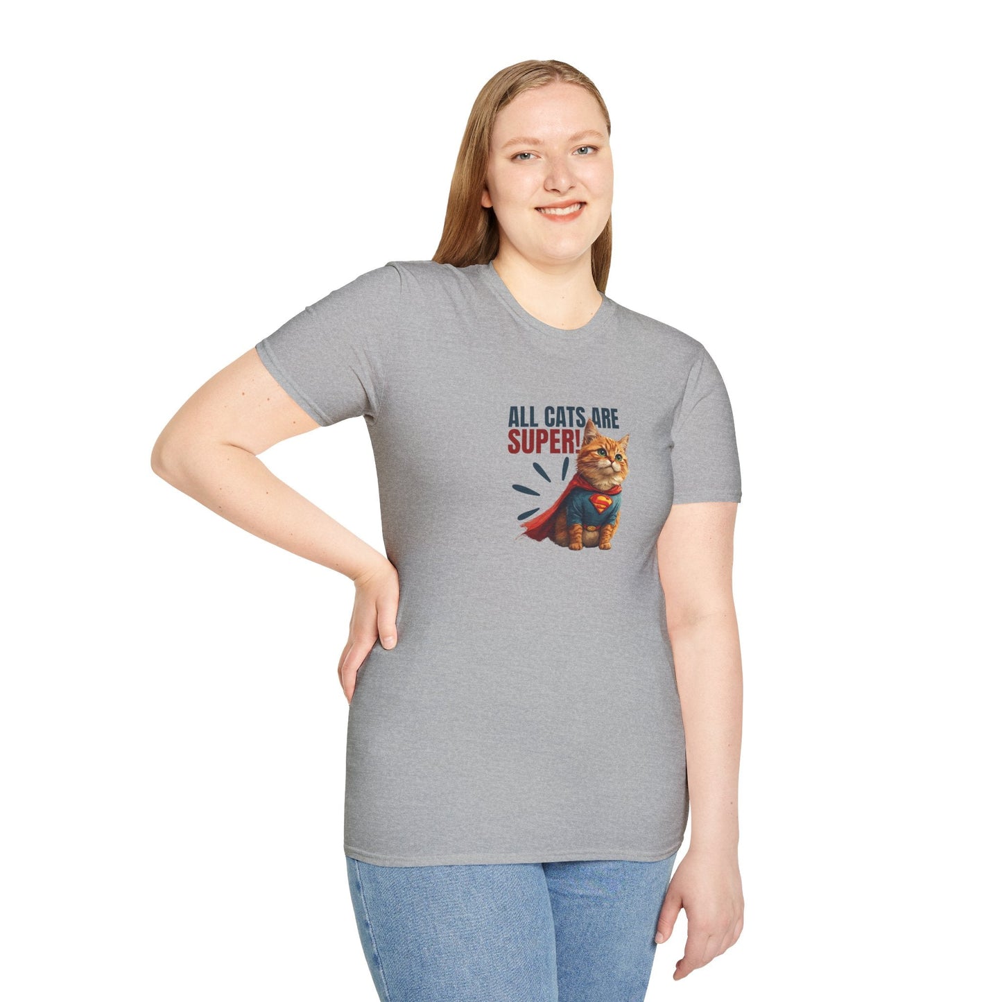 T-shirt unisexe Super Cat